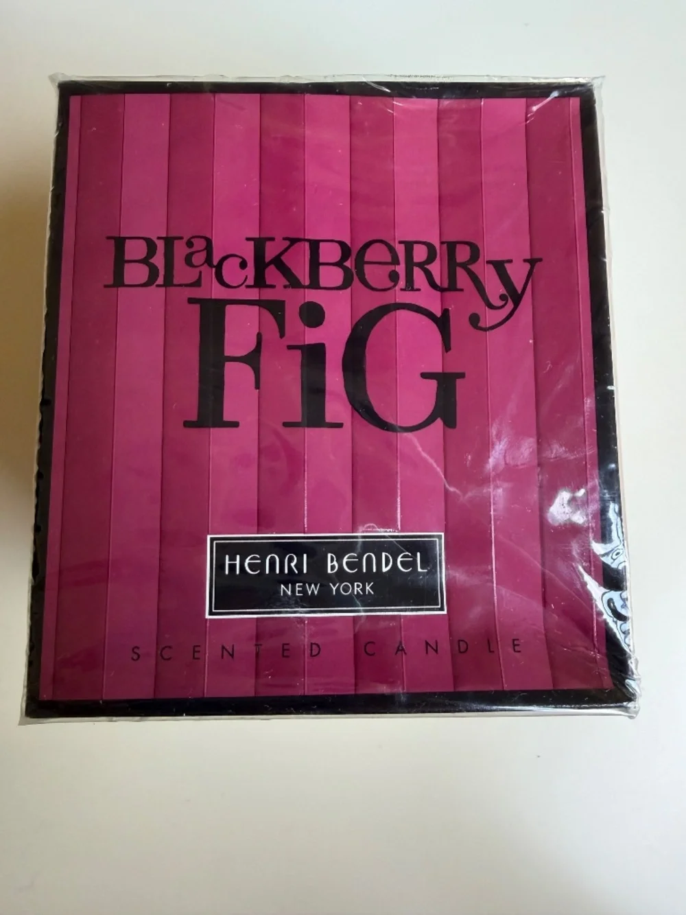 ULTRA RARE & DISCONTINUED Henri Bendel Blackberry Fig Scented Luxury Candle-NIB